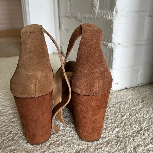 Lucky Brand brown wedges size 10 - Picture 4 of 4